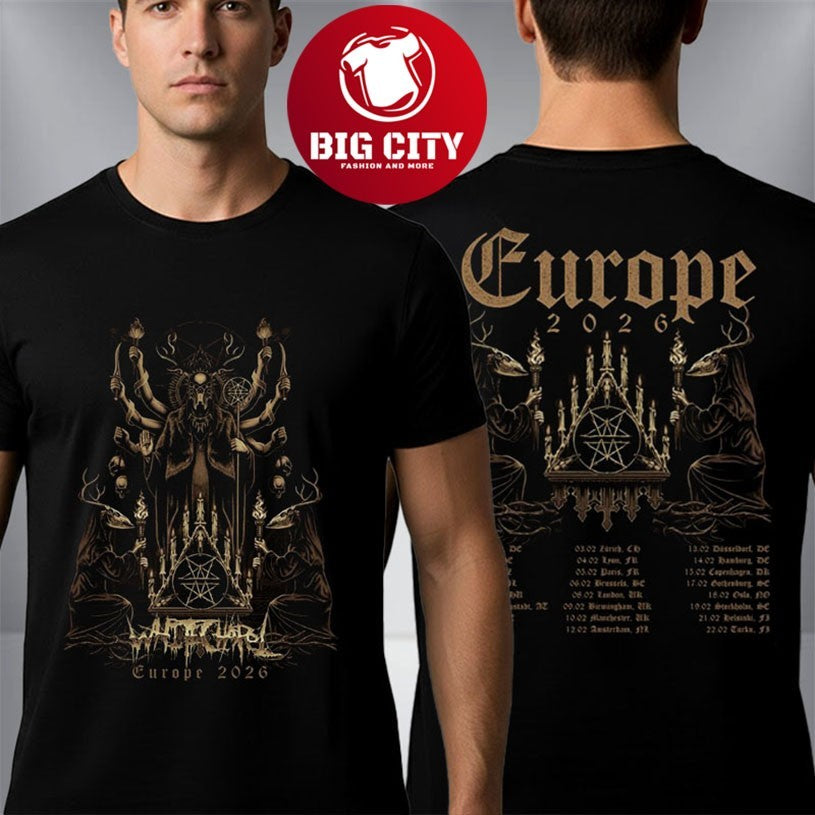 Whitechapel Europe Tour 2026 Schedule Dates Hunt Kill - Adult & Kids T-Shirts, Sweatshirts & Hoodies apparel design preview 1