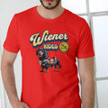 Wiener Rides Red Cotton Riding Dogs "25c" Price Tag - Adult & Kids T-Shirts, Sweatshirts & Hoodies apparel design preview 1