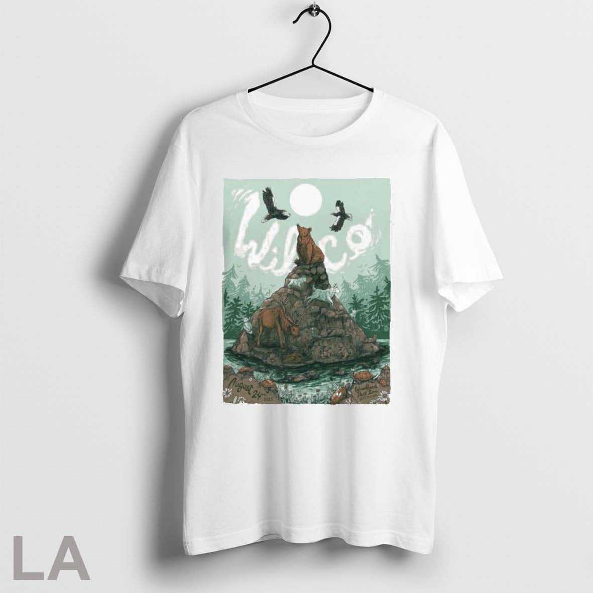 Wilco At Woodland Park Zoo In Seattle Wa On August 24 - Adult & Kids T-Shirts, Sweatshirts & Hoodies apparel design preview 1