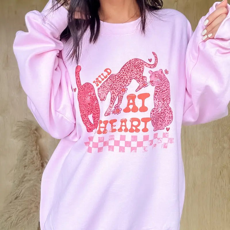 Wild Heart Top - Adult & Kids T-Shirts, Sweatshirts & Hoodies apparel design preview 1