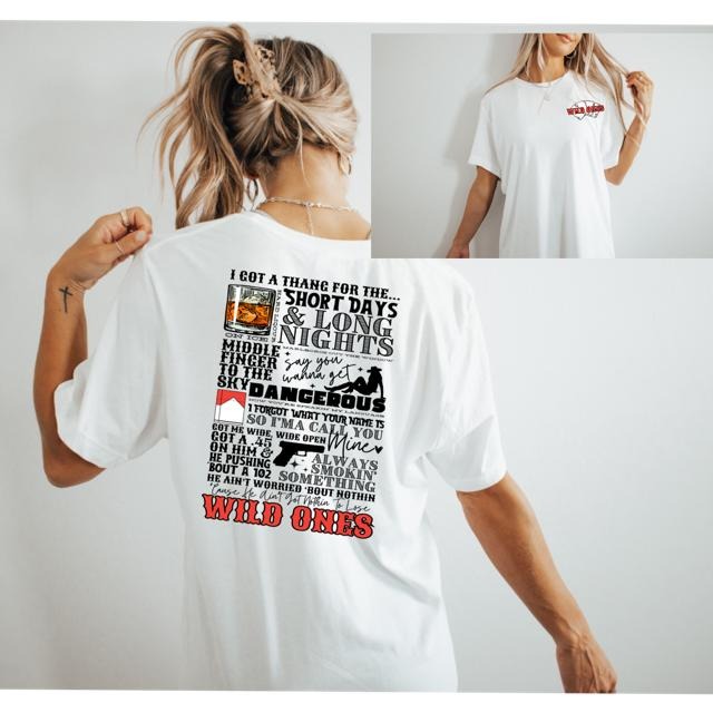 Wild Ones Cotton Over Sized Casual Comfort - Adult & Kids T-Shirts, Sweatshirts & Hoodies apparel design preview 1
