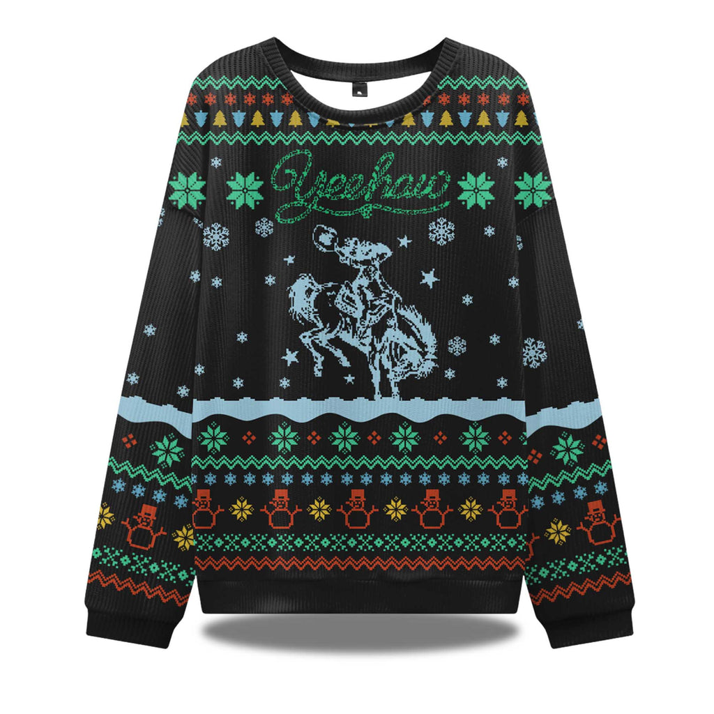 Wild West Winter Wonderland Ugly Christmas Sweater - Holiday Gift product image