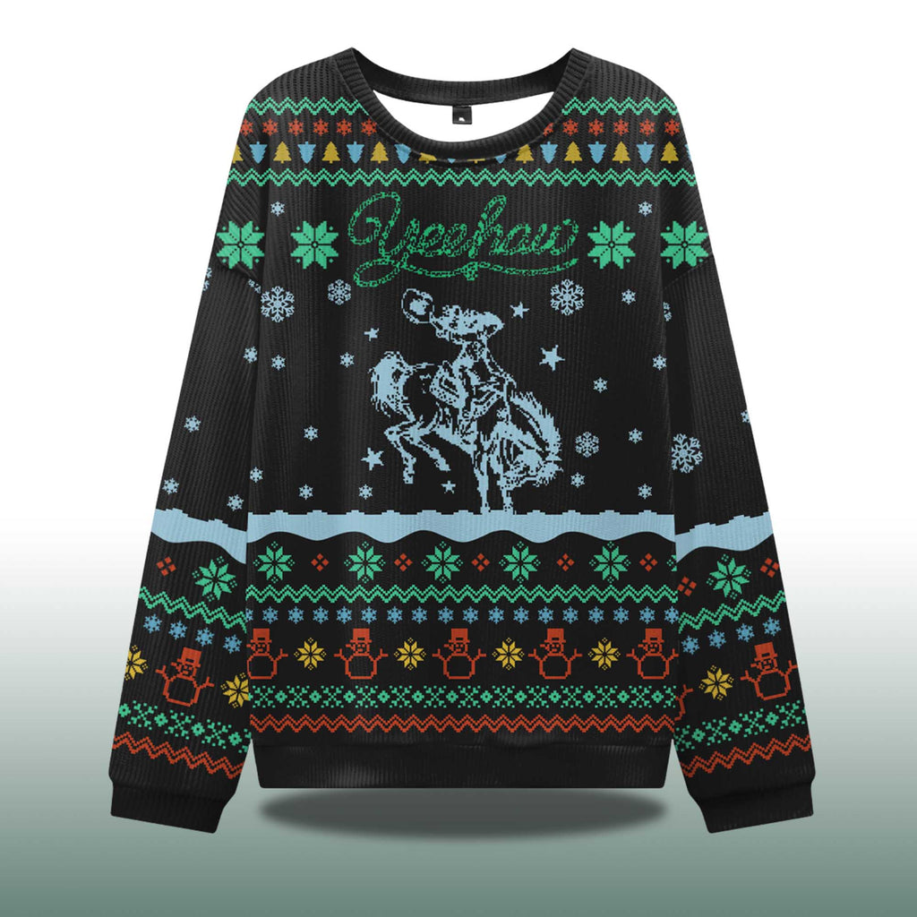 Wild West Winter Wonderland Ugly Christmas Sweater - Holiday Gift product image 4