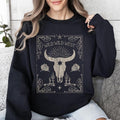 Wild West Cow Skull Rose Western Country - Adult & Kids T-Shirts, Sweatshirts & Hoodies apparel design preview 1