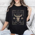 Wild West Skull Cattle Cowboy Cowgirl Crew Neck - Adult & Kids T-Shirts, Sweatshirts & Hoodies apparel design preview 1