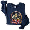 Wildflower Social Worker School Sayings Low Battery - Adult & Kids T-Shirts, Sweatshirts & Hoodies apparel design preview 1