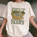 Wildlife Protect National Parks Over Profit Our 63 - Adult & Kids T-Shirts, Sweatshirts & Hoodies apparel design preview 1