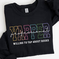 Willing Yap About Books Reading Professional Yapper - Adult & Kids T-Shirts, Sweatshirts & Hoodies apparel design preview 1