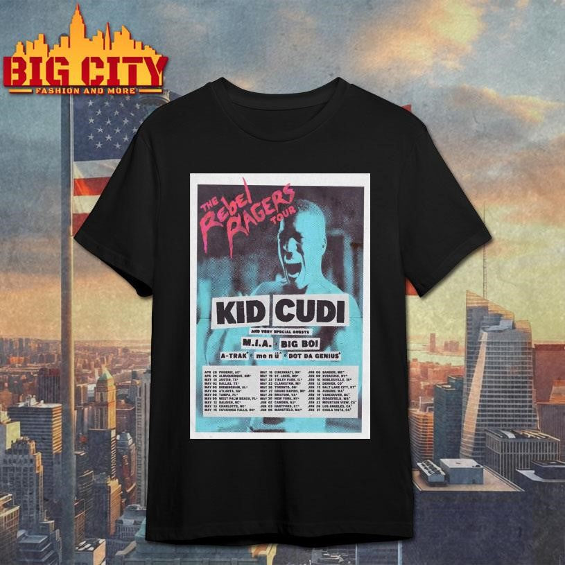 Willis The Rebel Ragers 2026 Tour Poster - Adult & Kids T-Shirts, Sweatshirts & Hoodies apparel design preview 1