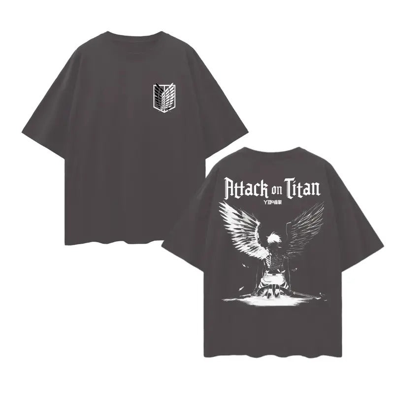 Wings Freedom Streetwear Attack Titan Hooded AOT - Adult & Kids T-Shirts, Sweatshirts & Hoodies apparel design preview 1