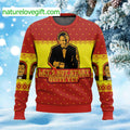 Winston Wolf Let’s Not Start Ugly Christmas Sweater - Holiday Gift product image