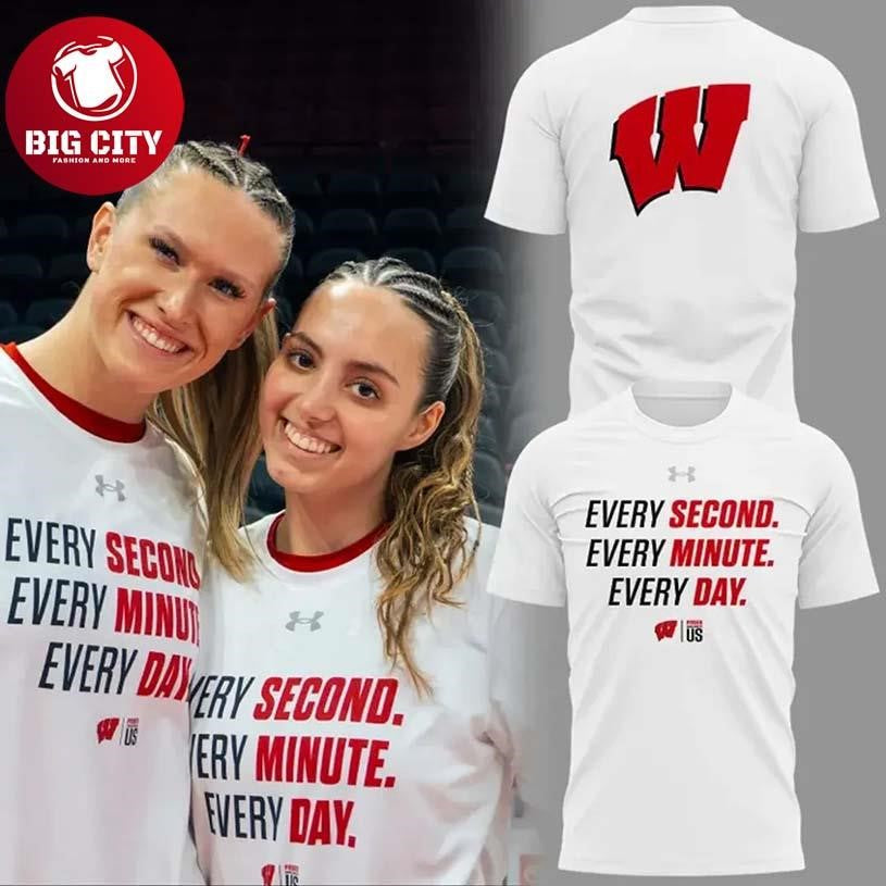 Wisconsin Badgers Basketball Every Day Edition Two - Adult & Kids T-Shirts, Sweatshirts & Hoodies apparel design preview 1