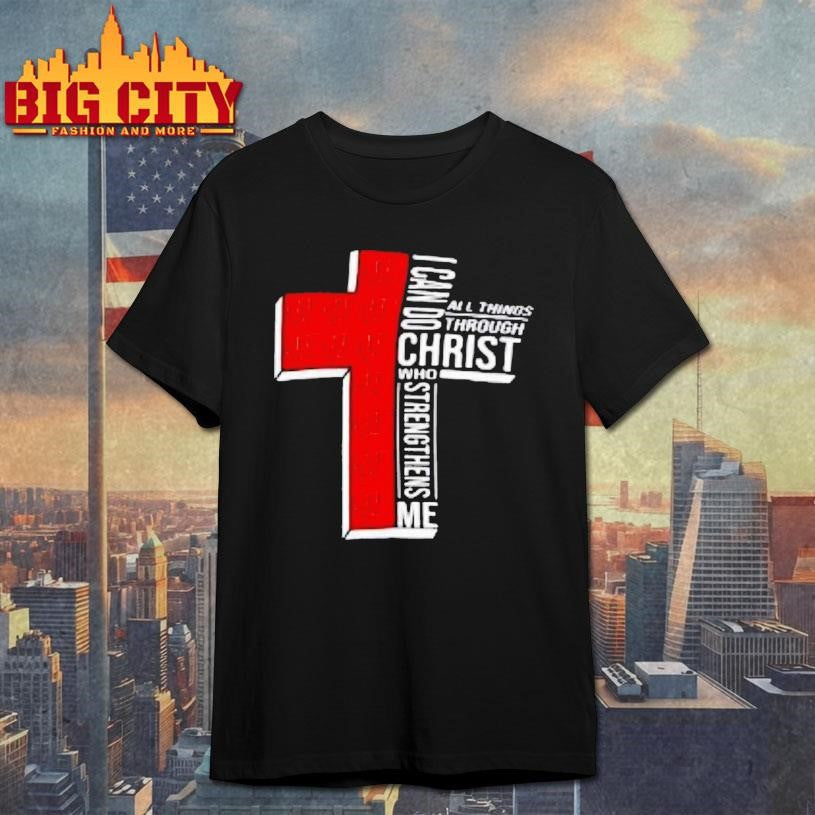 Wisconsin Badgers Ncaa I Can Do All Things Through - Adult & Kids T-Shirts, Sweatshirts & Hoodies apparel design preview 1