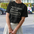 Fear Our Democracy I Dissent Justice Sonia Sotomayor - Adult & Kids T-Shirts, Sweatshirts & Hoodies apparel design preview 1