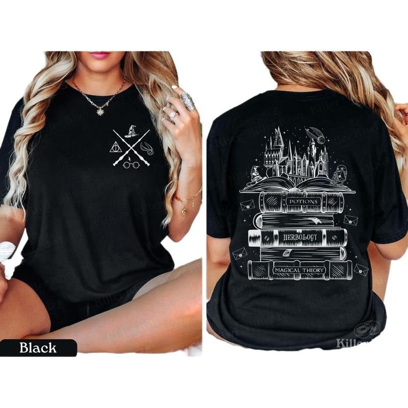 Wizard Castle Book HP Family Vacation Pottery School - Adult & Kids T-Shirts, Sweatshirts & Hoodies apparel design preview 1