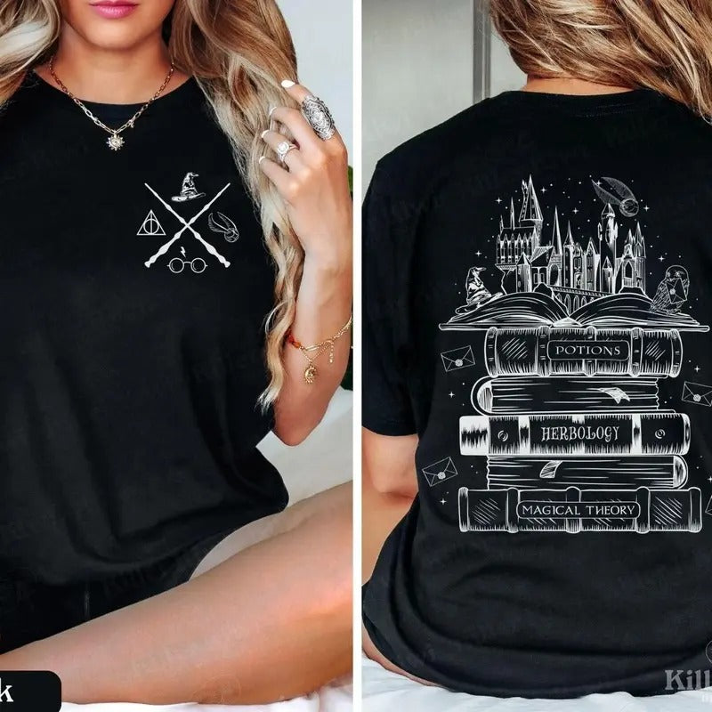 Wizard Castle Book HP Family Vacation Pottery School - Adult & Kids T-Shirts, Sweatshirts & Hoodies apparel design preview 1