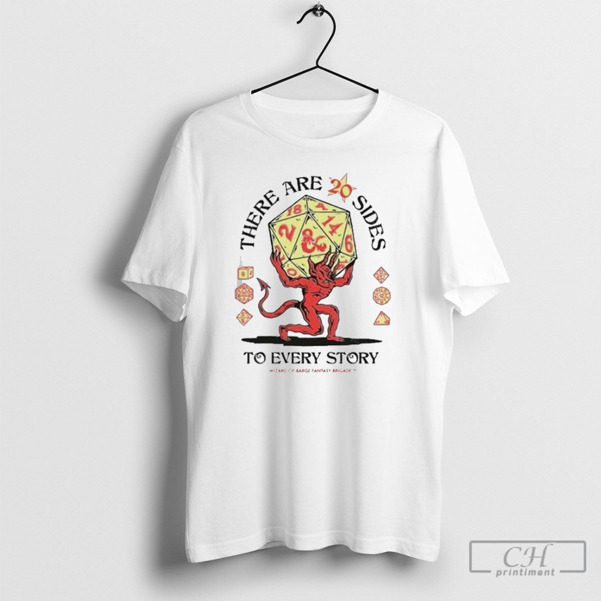 Wizard Of Barge There Are 20 Sides To Every Story - Adult & Kids T-Shirts, Sweatshirts & Hoodies apparel design preview 1