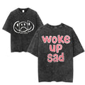 Woke Up Sad Genre Sadboy Moody Streetwear Vintage - Adult & Kids T-Shirts, Sweatshirts & Hoodies apparel design preview 1