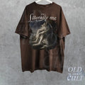 Wolf Funny Vintage Retro Meme Grunge Emo Silly Animal - Adult & Kids T-Shirts, Sweatshirts & Hoodies apparel design preview 1