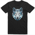 Wolf Polygonal Colorful Print Regular Fit 100% Cotton - Adult & Kids T-Shirts, Sweatshirts & Hoodies apparel design preview 1