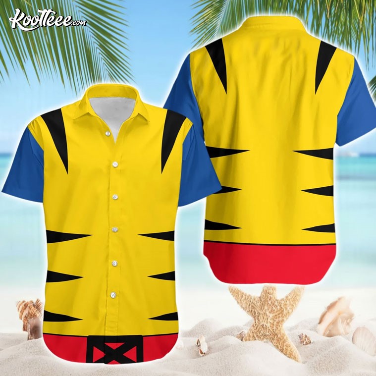 Wolverine Logan X-Men Hawaiian - Adult & Kids T-Shirts, Sweatshirts & Hoodies apparel design preview 1