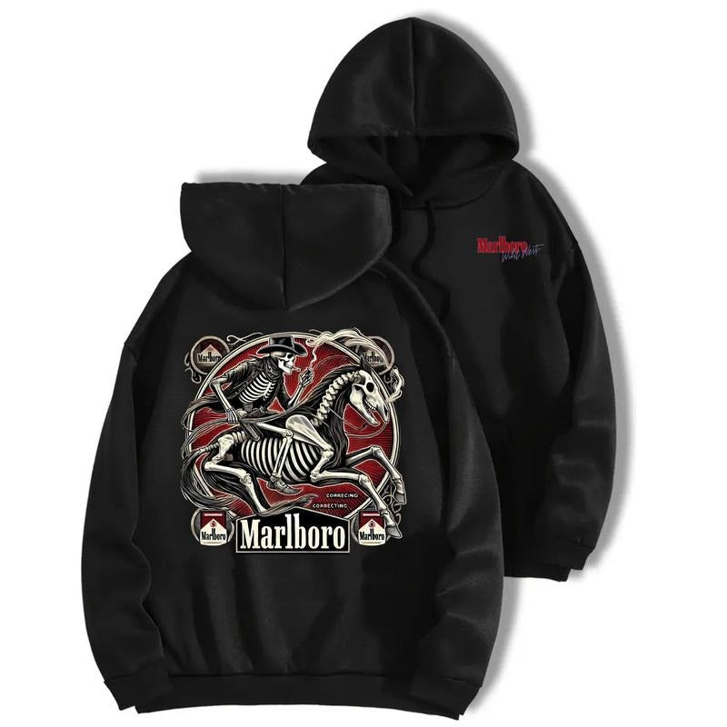 Marlbo Cowboy Killer 2 Sides 100% Cotton Menswear - Adult & Kids T-Shirts, Sweatshirts & Hoodies apparel design preview 1