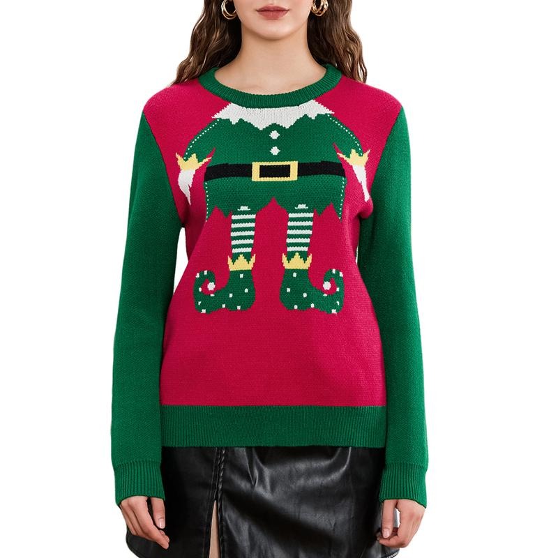 Cute Casual Elf Legs Print Crew Neck Warm Basic - Adult & Kids T-Shirts, Sweatshirts & Hoodies apparel design preview 1