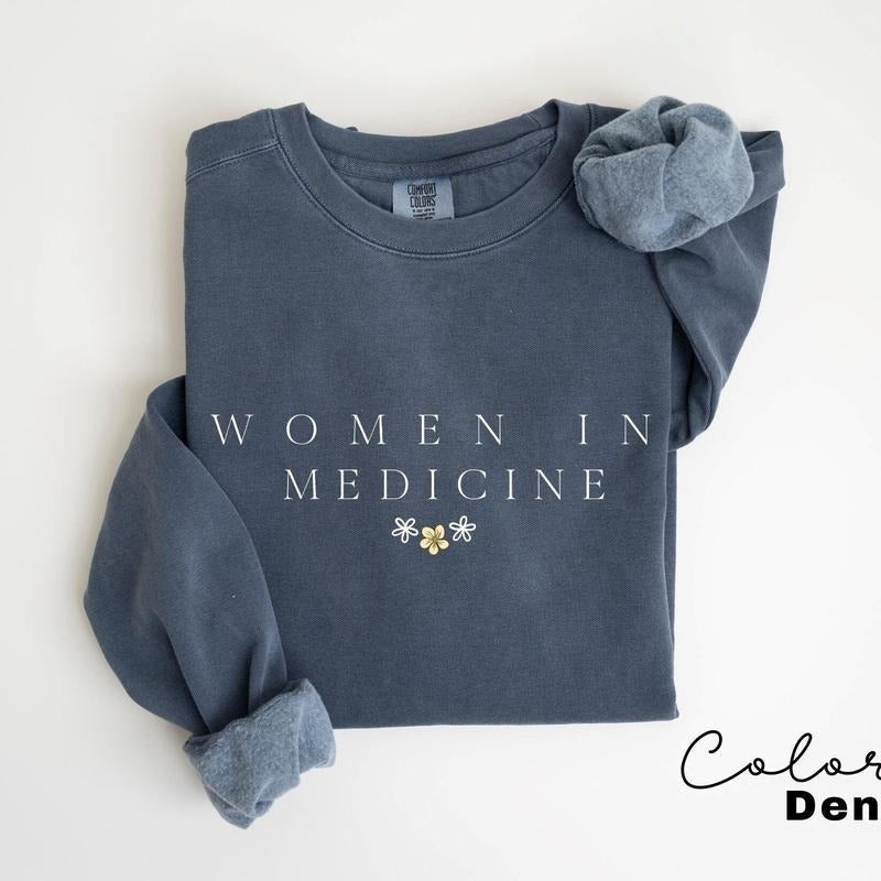 Medicine Comfort Colors Female Doctor New Physician - Adult & Kids T-Shirts, Sweatshirts & Hoodies apparel design preview 1