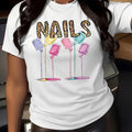 Cartoon Letter Print Round Neck Casual Crew Daily - Adult & Kids T-Shirts, Sweatshirts & Hoodies apparel design preview 1