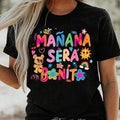 Cartoon Bear Letter Print Round Neck Casual Crew - Adult & Kids T-Shirts, Sweatshirts & Hoodies apparel design preview 1