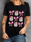 Cartoon Print Round Neck Casual Short Sleeve Crew - Adult & Kids T-Shirts, Sweatshirts & Hoodies apparel design preview 1