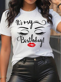 Cartoon Eyes Letter Print Round Neck Vintage Casual - Adult & Kids T-Shirts, Sweatshirts & Hoodies apparel design preview 1