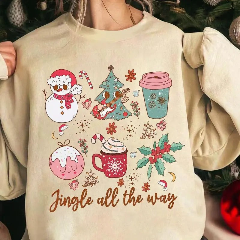 Themed Round Neck Casual Drop Shoulder Fall Winter - Adult & Kids T-Shirts, Sweatshirts & Hoodies apparel design preview 1