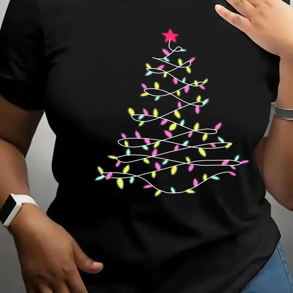 Tree Print Round Neck Casual Short Sleeve Crew Spring - Adult & Kids T-Shirts, Sweatshirts & Hoodies apparel design preview 1