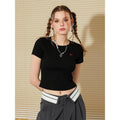 Crop Tops Tight Fitted Round Neck Short Sleeve Cute - Adult & Kids T-Shirts, Sweatshirts & Hoodies apparel design preview 1
