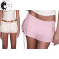 Mini Skirts Solid Color Side Tie Up Short Summer - Adult & Kids T-Shirts, Sweatshirts & Hoodies apparel design preview 1