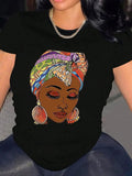 Figure Print Round Neck Casual Crew Short Sleeve - Adult & Kids T-Shirts, Sweatshirts & Hoodies apparel design preview 1