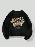 Drop Shoulder Casual Crew Neck Fall Winter Clothes - Adult & Kids T-Shirts, Sweatshirts & Hoodies apparel design preview 1