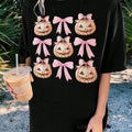 Halloween Themed Bowknot Pumpkin Print Casual Drop - Adult & Kids T-Shirts, Sweatshirts & Hoodies apparel design preview 1
