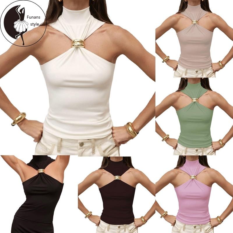 Halter Tops Ring DesignFit Bare Shoulder Sleeveless - Adult & Kids T-Shirts, Sweatshirts & Hoodies apparel design preview 1