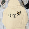 Heart Letter Print Drop Shoulder Casual Pocket Hooded - Adult & Kids T-Shirts, Sweatshirts & Hoodies apparel design preview 1