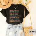 History Month Write Like Angelou Lead Tubman Strong - Adult & Kids T-Shirts, Sweatshirts & Hoodies apparel design preview 1