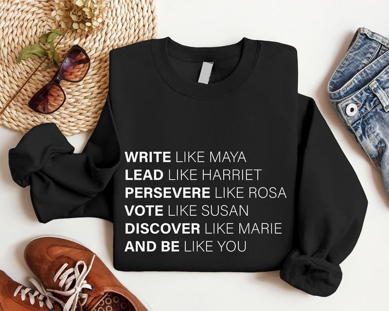 History Month Inspirational Historical Leaders - Adult & Kids T-Shirts, Sweatshirts & Hoodies apparel design preview 1