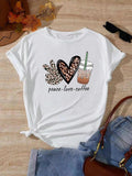 Leopard Cartoon Print Round Neck Casual Short Sleeve - Adult & Kids T-Shirts, Sweatshirts & Hoodies apparel design preview 1