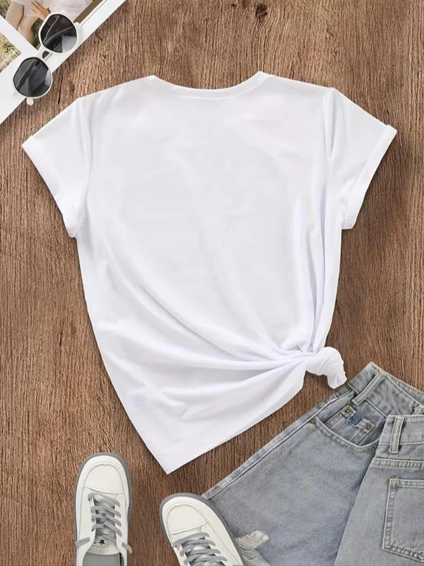 Letter Bull Head Print Round Neck Casual Short Sleeve - Adult & Kids T-Shirts, Sweatshirts & Hoodies apparel design preview 1