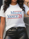 Letter Figure Print Round Neck Casual Short Sleeve - Adult & Kids T-Shirts, Sweatshirts & Hoodies apparel design preview 1