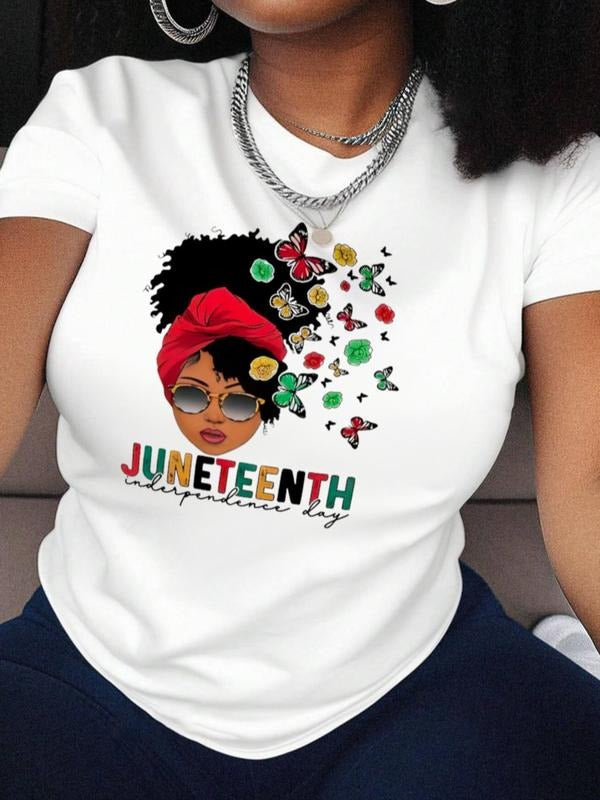 Letter Figure Print Round Neck Casual Short Sleeve - Adult & Kids T-Shirts, Sweatshirts & Hoodies apparel design preview 1