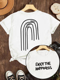 Letter Geometric Print Round Neck Vintage Casual - Adult & Kids T-Shirts, Sweatshirts & Hoodies apparel design preview 1