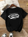 Letter Number Print Round Neck Vintage Casual Short - Adult & Kids T-Shirts, Sweatshirts & Hoodies apparel design preview 1
