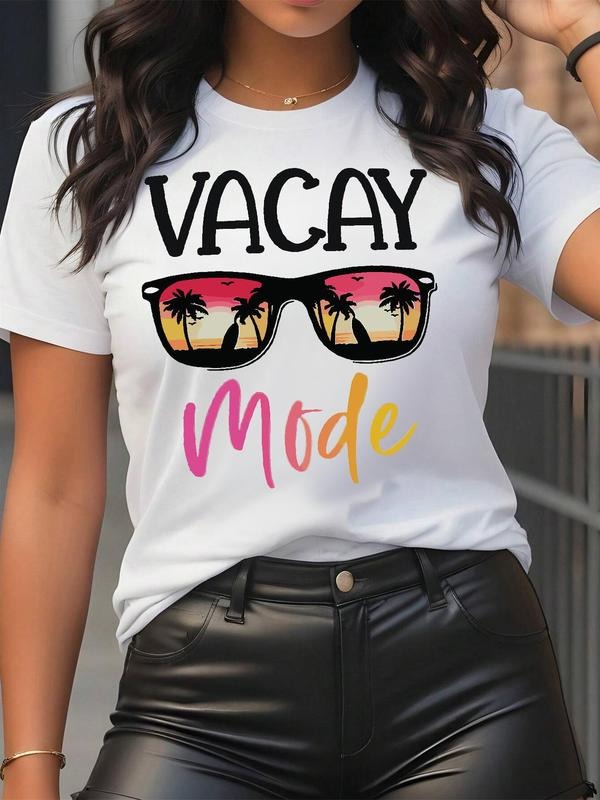 Letter Sunglasses Print Round Neck Vintage Short - Adult & Kids T-Shirts, Sweatshirts & Hoodies apparel design preview 1